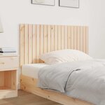 vidaXL Tête de lit murale 127 5x3x60 cm Bois massif de pin