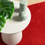 vidaXL Tapis OVIEDO à poils courts rouge 80x250 cm