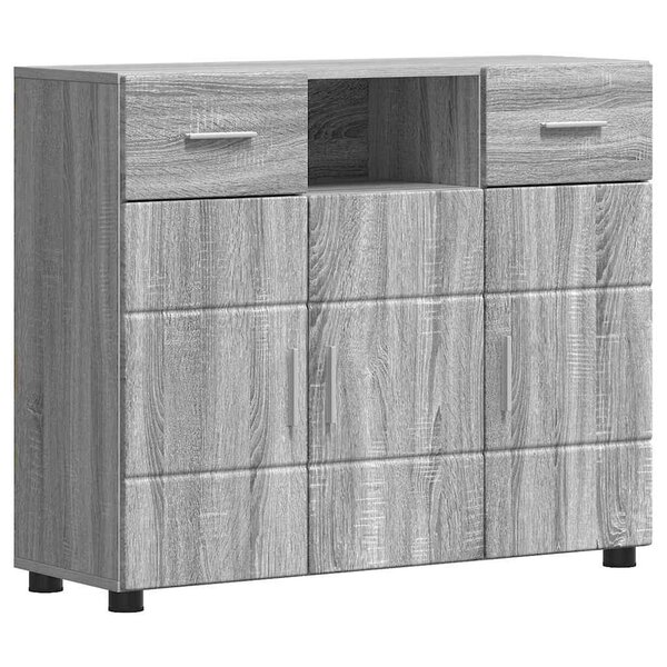 vidaXL Cabinet en Bois avec tiroir Gris Sonoma 88 5 x 30 5 x 73 cm