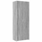 vidaXL Armoire de rangement sonoma gris 70x42 5x225 cm