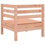 vidaXL Canapé d'angle de jardin bois massif douglas