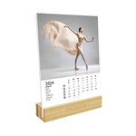 Calendrier sur socle en bambou à thème 2024 - Danse - Draeger