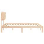 vidaXL Cadre de lit sans matelas 160x200 cm bois massif de pin