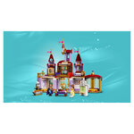 Lego 43196 disney le château de la belle et la bete  jouet du film disney avec mini figurines