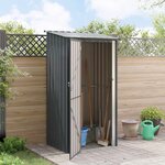 vidaXL Cabanons de jardin Anthracite 103 x 86 x 200 cm Métал