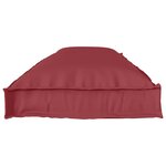 vidaXL Coussin pour palette Bordeaux 150 x 40 x 8 cm  en tissu Oxford.
