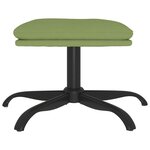 vidaXL Repose-pied Vert clair 60x60x36 cm Velours