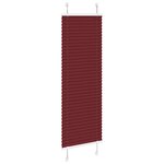 vidaXL Store plissé rouge bordeaux 40x100 cm largeur du tissu 39 4 cm