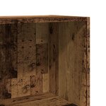 vidaXL Bibliothèque vieux bois 40x30x114 cm bois d'ingénierie