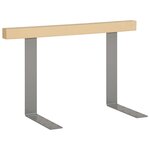 vidaXL Dossiers pour canapé palette 2 Pièces 110/70 cm Bois de pin solide