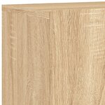 vidaXL Meubles TV muraux 2 Pièces chêne sonoma 80x30x41 cm