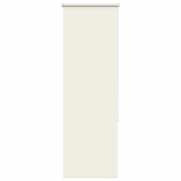 vidaXL Store enrouleur occultant blanc cassé largeur du tissu 35 7 cm