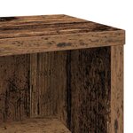 vidaXL Armoire à CD vieux bois 21x20x88 cm bois d'ingénierie