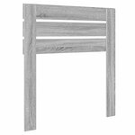 vidaXL Tête de lit Gris Sonoma 80 cm Bois d'ingénierie