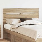 vidaXL Tête de lit Chêne Sonoma 140 cm Bois d'ingénierie