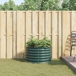 vidaXL Jardinière surélevée Vert 80 x 80 x 44 cm Acier