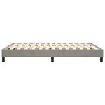 vidaXL Cadre de lit Gris clair 140x200 cm Velours