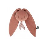Peluche Lapin musical terracotta
