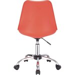 WINONA Chaise de bureau ajustable - Orange - L 48 x P 54 x H 80/90 cm