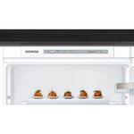 Siemens ki77vvsf0 réfrigérateur combiné intégrable - 232l (169+63) - iq300 - classe énergie a++ - 158x54cm - blanc