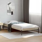 vidaXL Cadre de lit Chêne Sonoma 80 x 200 cm Bois d'ingénierie