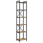 vidaXL Bibliothèque chêne artisanal 40 x 30 x 188 cm Bois d'ingénierie