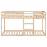vidaXL Lit superposé sans matelas 80x200 cm bois de pin massif