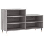 vidaXL Armoire à chaussures Sonoma gris 102x36x60 cm Bois d'ingénierie