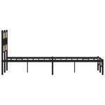 vidaXL Cadre de lit sans matelas chêne sonoma 120x200 cm