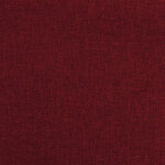 Vidaxl chaise pivotante de salle à manger rouge bordeaux tissu