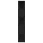 vidaXL Centre de divertissement Noir 100 x 24 x 155 cm