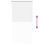 vidaXL Store enrouleur occultant largeur du tissu 70 7 cm polyester