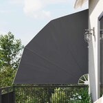 vidaXL Écran de confidentialité pour balcon Noir 210 x 210 cm tissu