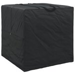 vidaXL Sac de stockage extérieur Noir 80 x 80 x 60 cm Tissu 600D