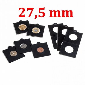 Etui carton noir Matrix pour monnaies jusqu'à 27 5 mm.