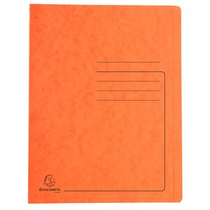 Chemise À Lamelle Carte Lustrée 355gm2 - A4 - Orange - Exacompta