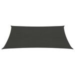 vidaXL Voile d'ombrage 160 g/m² Anthracite 5x6 m PEHD