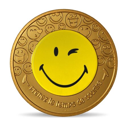 Smiley World - Mini-Médaille Joie