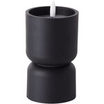 Lampe de table d'extérieur Lovere - Forme bougie 3 W - Noir
