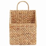 vidaXL Panier suspendu Naturel 30 x 17 5 x 49 5 cm Jacinthe d'eau