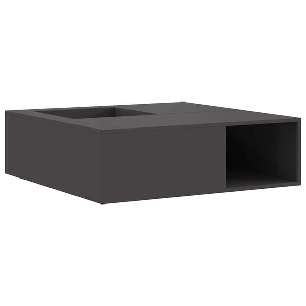 vidaXL Foyer de cheminée Noir 100 x 100 x 30 cm Acier patiné