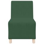 vidaXL Sofa Chiar 2 Pièces Vert jungle 55 x 74 x 82 cm