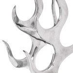 vidaXL Casier à 9 bouteilles en forme de flamme Aluminium Argenté