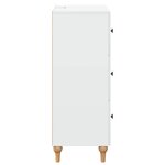 vidaXL Armoire à tiroirs Blanc 66 x 34 5 x 90 cm Bois d'ingénierie