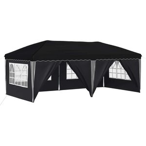 vidaXL Tente de fête pop-up 575 x 288 x 245 cm Anthracite