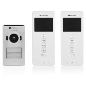 Smartwares Système d'interphone vidéo 2 appartements 20 5x8 6x2 1 cm