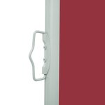 vidaXL Auvent latéral rétractable de patio 140x500 cm Rouge