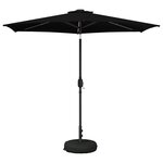 vidaXL Parasol de jardin avec lumières LED et base 270 x 270 cm