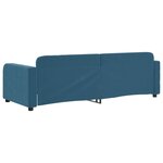 vidaXL Lit de repos sans matelas bleu 80x200 cm velours