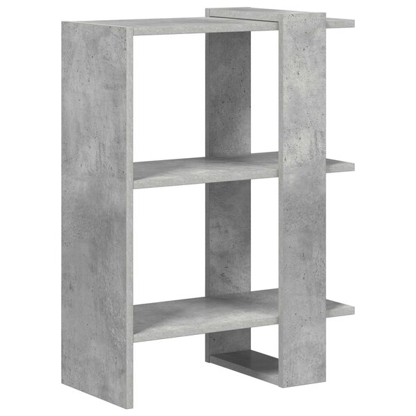 vidaXL Étagère Gris béton 52 x 25 x 71 5 cm Bois d'ingénierie